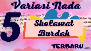 Variasi Nada SHOLAWAT BURDAH (TERBARU)