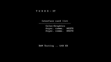 PC/XT (Generic Clone (Turbo XT BIOS v3.10))