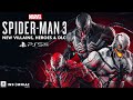 Marvels spiderman 3 ps5 new update  huge info all dlc leaked side quests villains  story