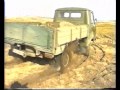 Колёсно-шагающий УАЗ  на   песке АВГ2013