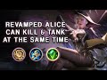 WOW! THE NEW REVAMPED ALICE CAN SUSTAIN A LOT MORE | Mobile Legends