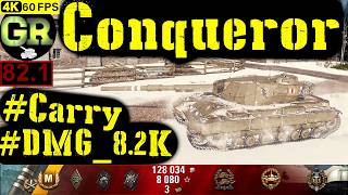 World of Tanks Conqueror WoT Replay - 6 Kills 8.2K DMG(Patch 1.4.0)
