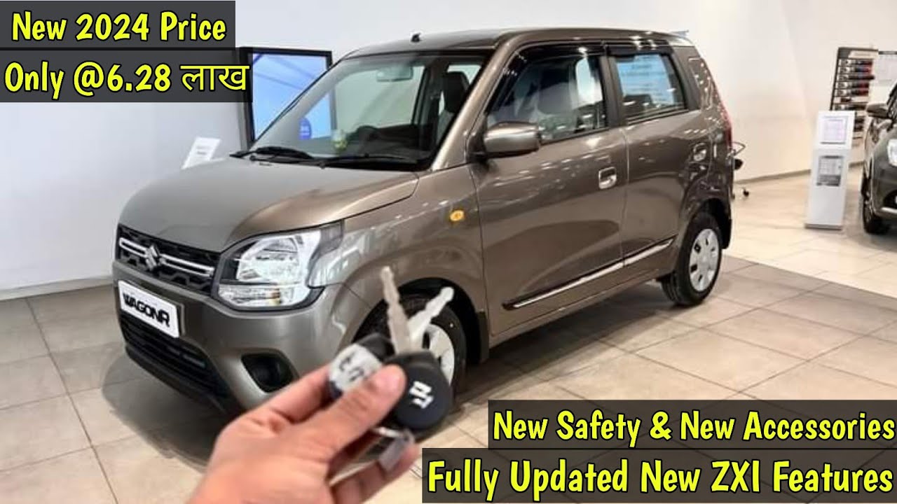 Ye Rahi 2024 Ki 1.2L Wali New WagonR ZXi 👌 OBD6.2 Model मात्र ₹6.28Lakhमें|New Sefaty,New Features🔥