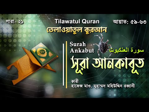 সূরা আনকাবূত | Surah Ankabut | سورة العنكبوت | আয়াত ৫৯-৬৩ | ATR QURAN TILAWAT