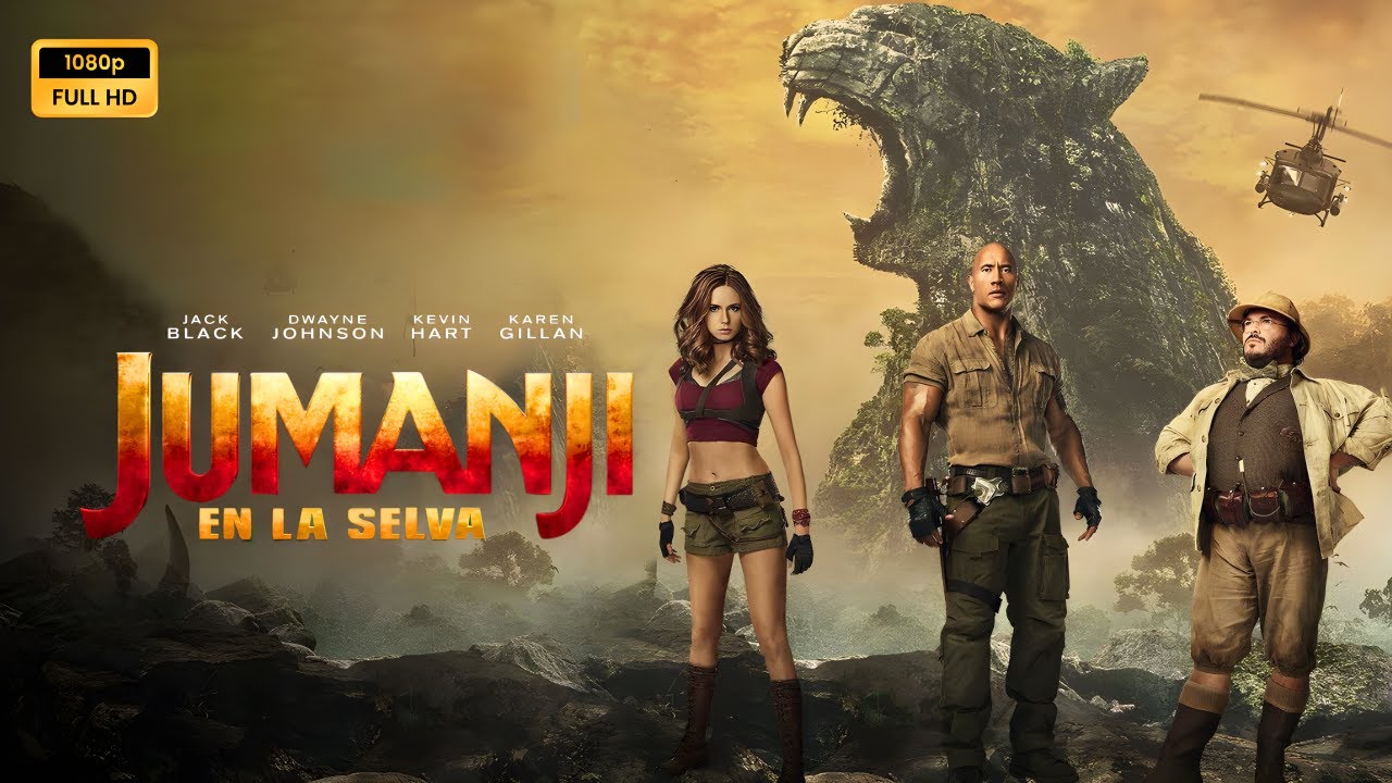 Jumanji En la selva 2017 Pelicula completa en español explicada, reseña y hechos