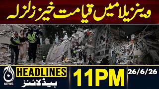 Venezuela Earthquake | Rescue Operations | Global Aid Response - 11PM HEADLINES | 26 June 2026