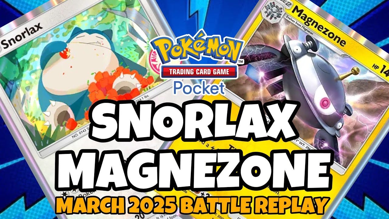 Snorlax Magnezone Deck | Pokemon TCG Pocket Battle Replay March 2025
