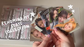 setting up my new STAYC binder