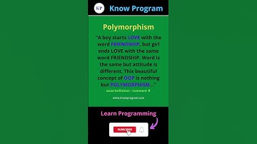 Definition of Polymorphism 😂😂.   | #shorts #oop #knowprogram