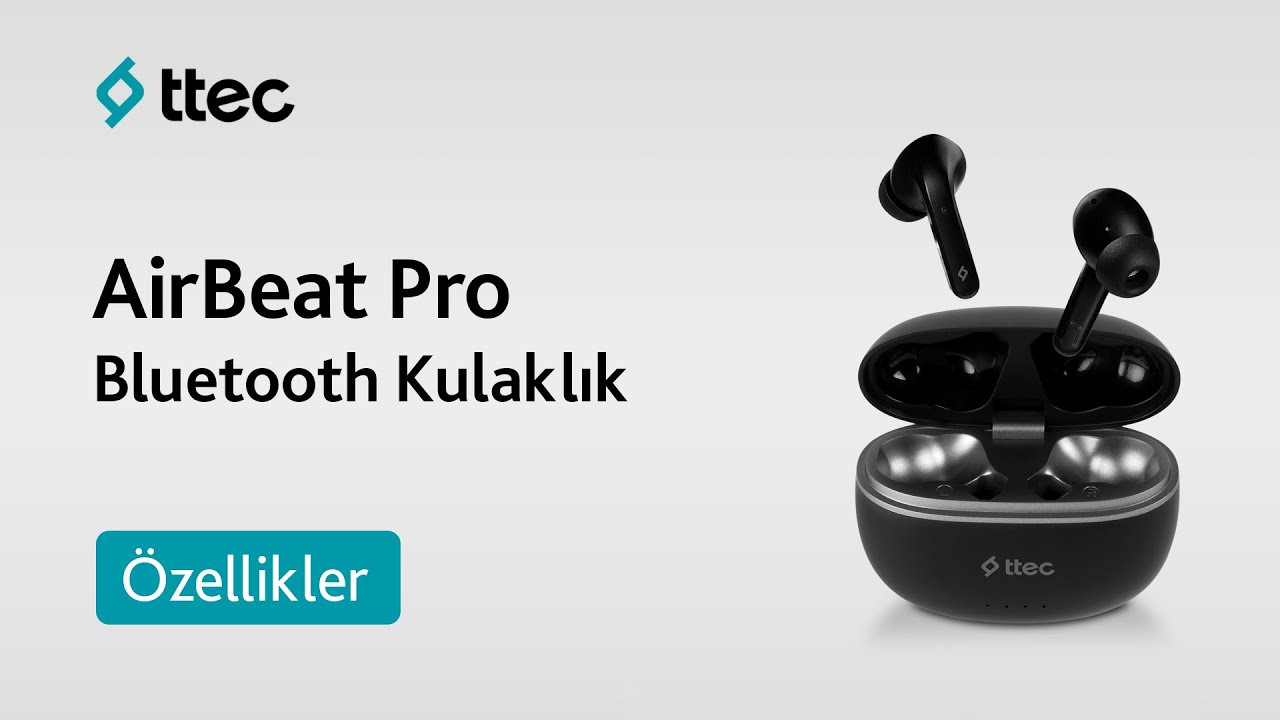 ttec AirBeat Pro ANC Gerçek Kablosuz TWS Bluetooth Kulaklık ...
