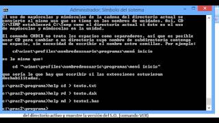 MS-DOS Lista 2 de ejercicios