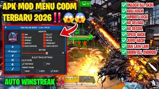 NEW CHEAT CALL OF DUTY MOBILE 2026 | APK MOD MENU CODM MOBILE – AIM BOT AIM LOCK SKIN HACK WALLHACK