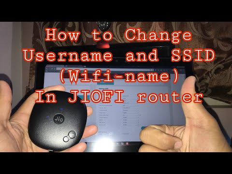 How to change SSID in JIOFI