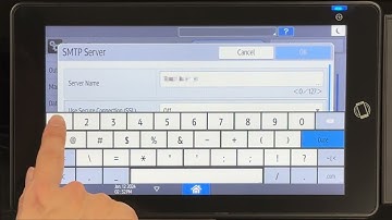 Configuring Scan to E-mail | Ricoh Video Manual