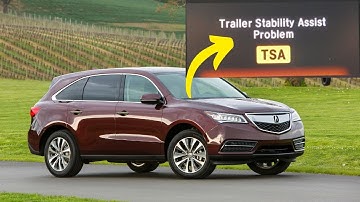 “Trailer stability assist problem” warning in Acura MDX
