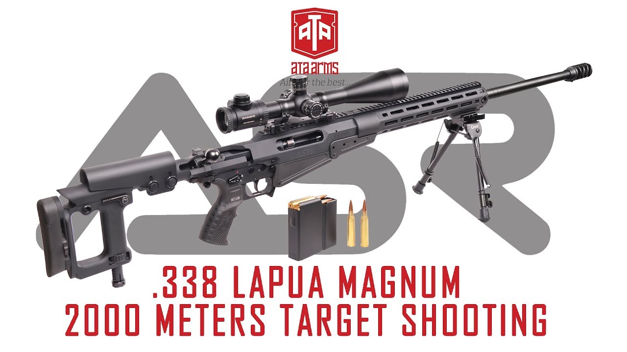 ATA ARMS ASR .338 LAPUA MAGNUM 2000 METERS TARGET SHOOTING