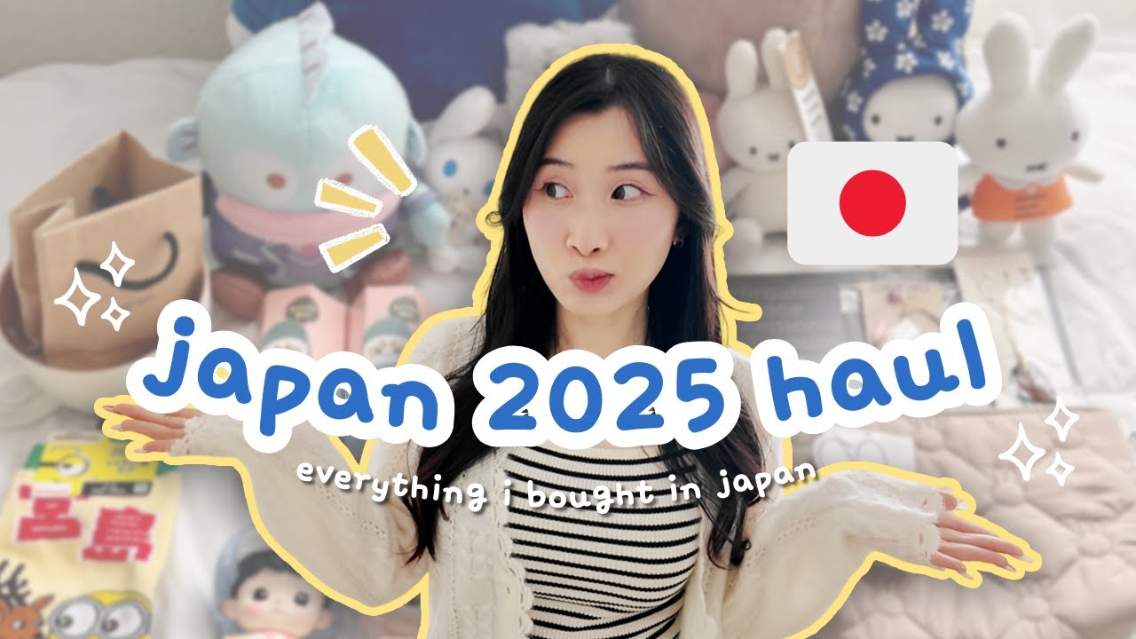 JAPAN 2025 HAUL 🇯🇵 | souvenirs, plushies, apparel, skincare, snacks, matcha, anime merch, & more!