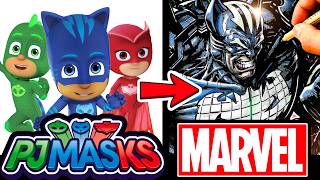 Marvel Artist Draws Pj Masks In A Crazy Comic Book Style???