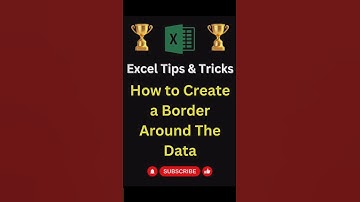 🤞 Excel Tips and Tricks | Add or Remove Border By Shortcut | Keyboard Shortcuts #shorts #excel