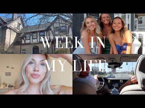 WEEKLY VLOG: new reads, sorority formal, + time with friends