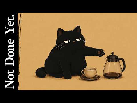 Not Done Yet. – Vintage 1940s Noir Jazz for Slow Mornings Coffee & Black Cat