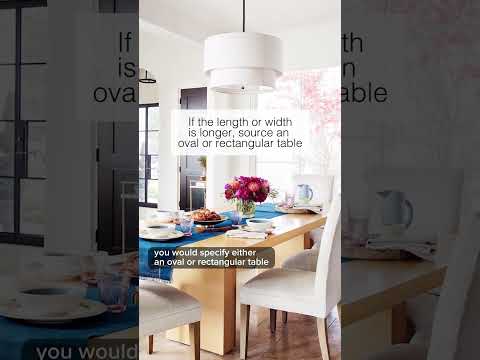 Video: Valgomojo stalas: dydžiai, formos