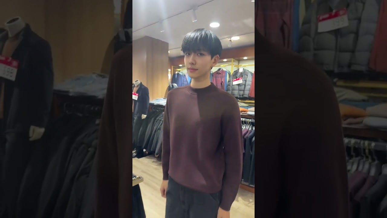 Title: Stylish Dad Look: Coffee Woolen Sweater & Gray-Black Jeans