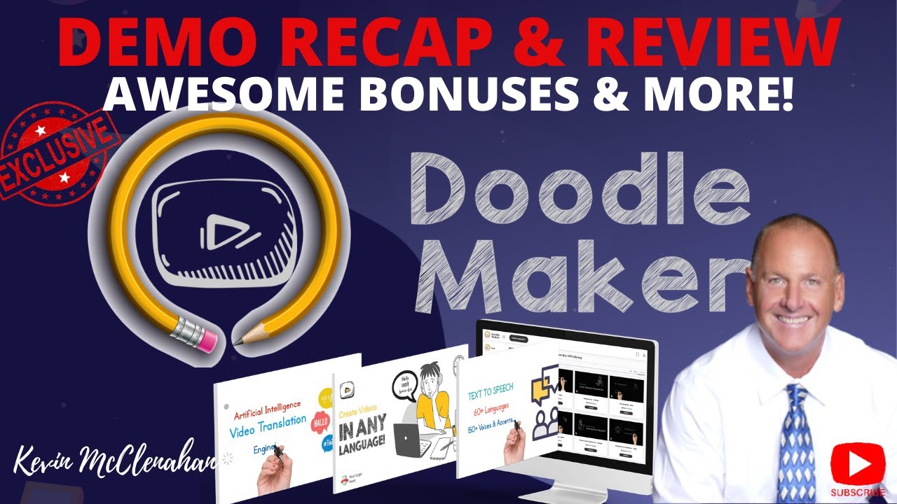 DoodleMaker REVIEW | DoodleMaker | DoodleMaker DEMO | DoodleMaker BONUSES | KevinMcClenahan Reviews