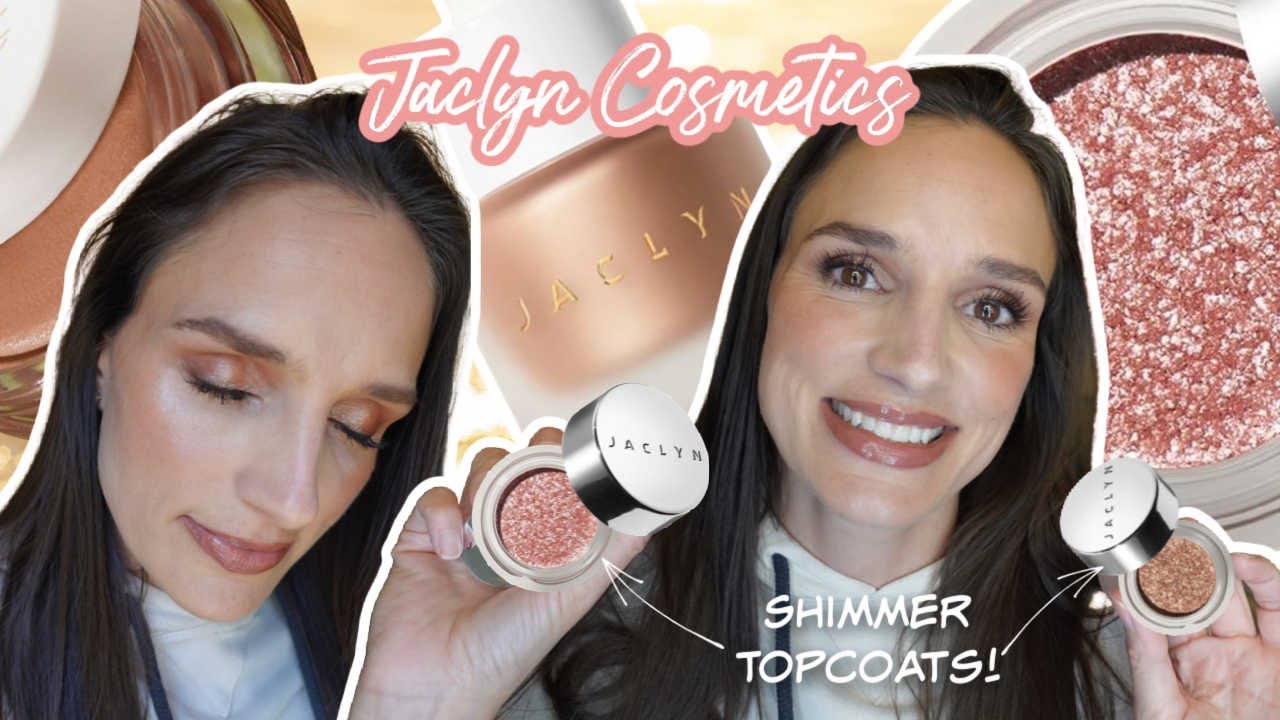 Reviewing New Jaclyn Eye Glaze Over Shimmer Topcoats & Full Face of Jaclyn Cosmetics