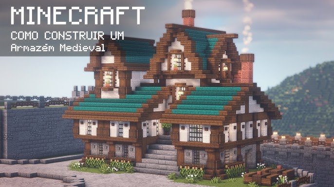 🏡 Minecraft Tutorial  Casa MEDIEVAL (DECORADA) ⚒️ 