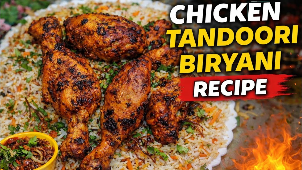 Lip smacking new chicken tandoori recipe 😍🔥#food #indianrecipes 