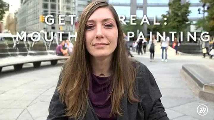 Quadriplegic Paints with her Mouth | Get Real | Re...