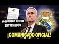 🚨¡COMUNICADO OFICIAL! ¡MOURINHO VUELVE AL REAL MADRID! ¡REACCIONES DE ULTIMA HORA!