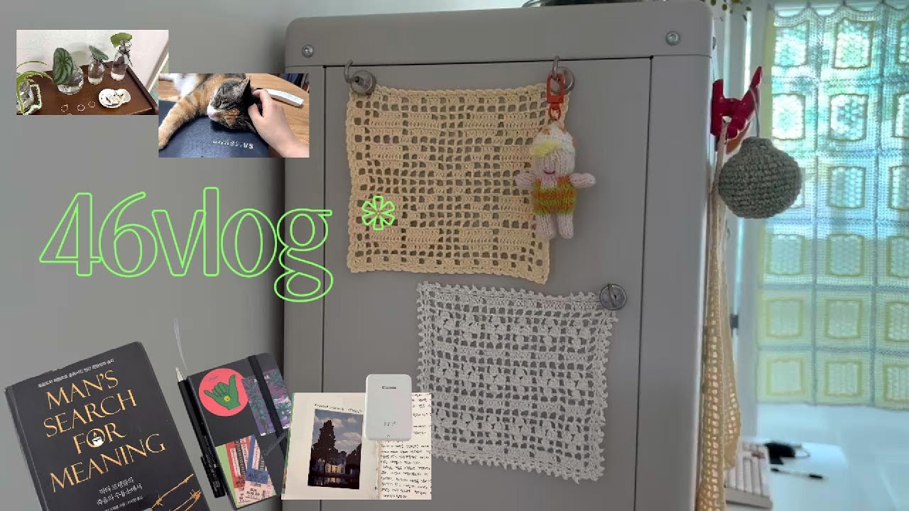 46vlog_여름은 독서의계절 가만히 있으면 안더워|기록하는습관을기르자