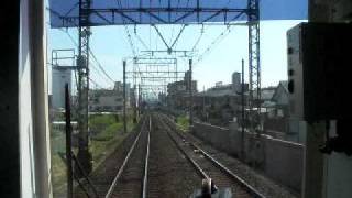 Nankai Railway 1000series南海1000系前面展望、二色浜~鶴原間