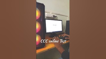 ccc online test #ccc #ccconlinetest #ccconline #cccexampreparation #cccexam #cccexam2023 #shorts