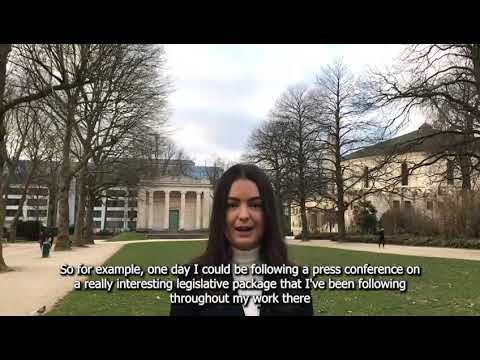 Irish women trainees in the European Commission and European Parliament.