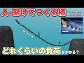 人が連なってつくる橋「万人橋」にはどれだけの力が必要？【物理エンジン】