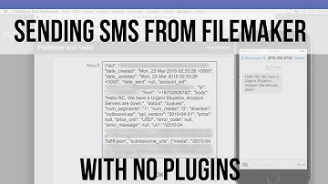 FileMaker Videos | Sending SMS Messages from FileMaker Pro no Plugins