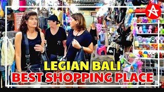 Best Shopping area in Legian Bali || Garlic Lane Legian and Legian art market
