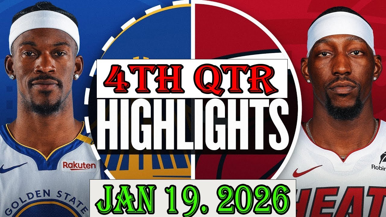 Golden State Warriors vs Miami Heat 4th Qtr Jan 19.2026 Highlights | NBA hightlight