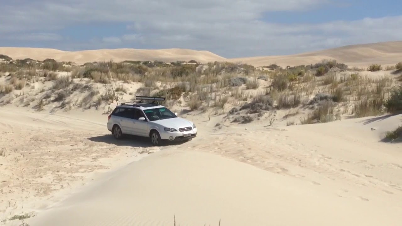 My Subaru driving to Gunyah beach