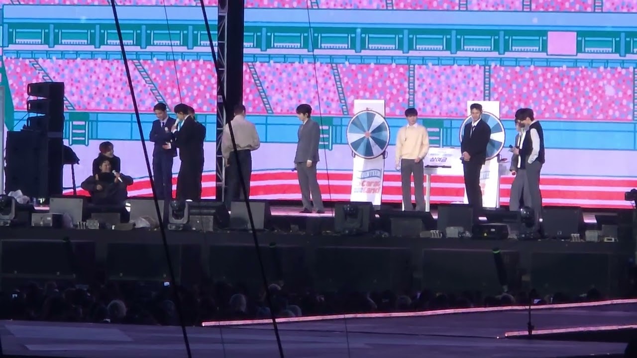 250320 세븐틴 캐럿랜드 1일차 게임이후 벌칙정하기 룰렛