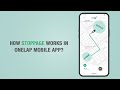 How Stoppage works in Onelap mobile app?