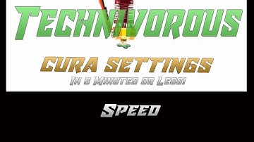 Cura Settings in 5 Minutes or Less! 5.0 - Speed