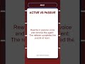 Active vs Passive Voice Quiz | Rewrite in passive voice and remove the agent: The... | Grammar