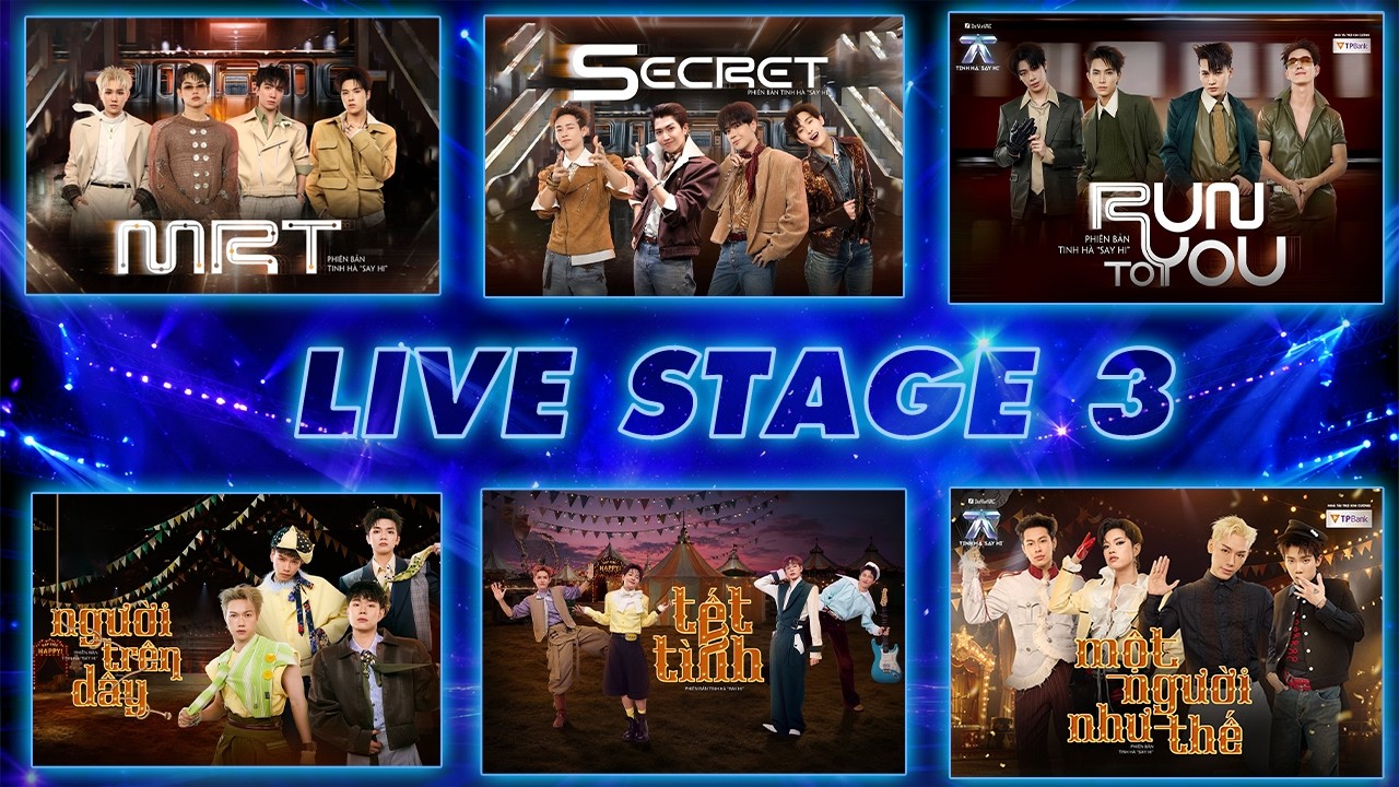 FULL Live Stage 3 Tinh Hà Say Hi - Trọn bộ 6 tiết mục mãn nhãn: người trên dây, SECRET, MRT,...
