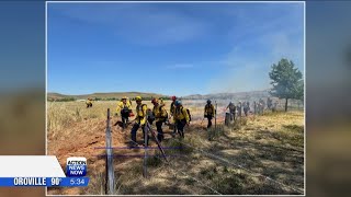 Prescribed burns underway near Thermalito Forebay in Butte County