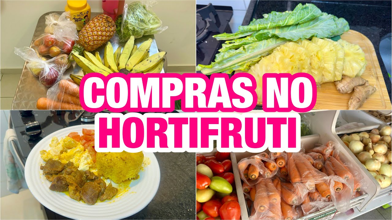 VLOG: COMPRAS NO HORTIFRUTI | Alimentação saudável 🥬