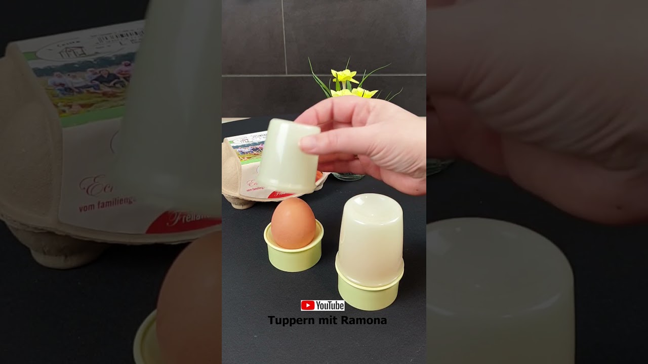 Shorts #Eierfreunde #Eier #tupperware #frühstück #brotdose Eierbecher-Set ‪@tuppern-mit-ramona‬